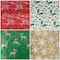 JAM Paper Holographic Merry Christmas Gift Wrap Set, 4ct.